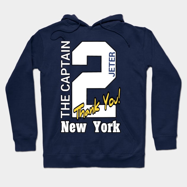 Jeter: The Captain "2" Hoodie by NTONYmation